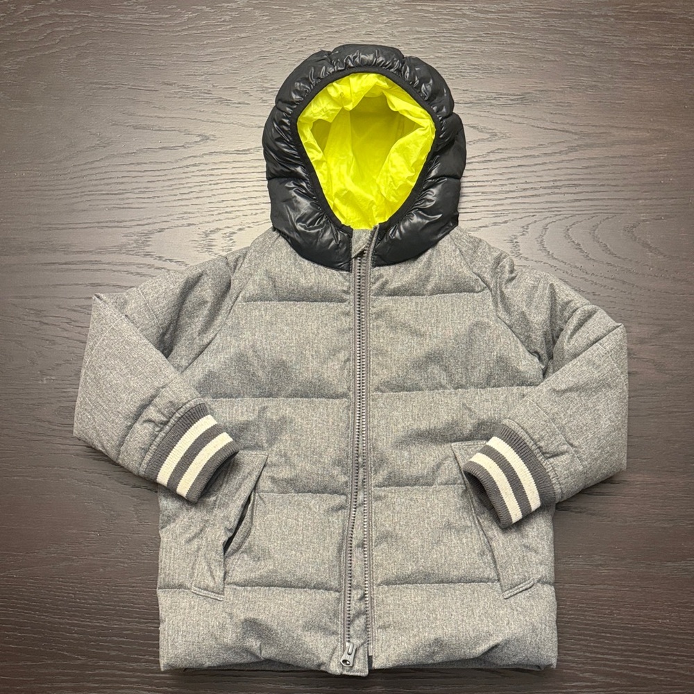 GAP Kids Boys Winter Puffer Hooded Jacket XS (4-6)